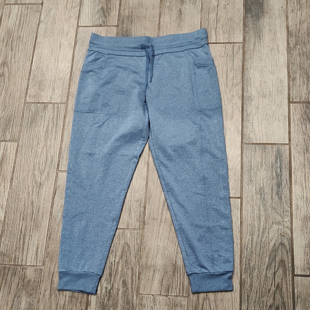 Women's Large Heathered Blue Jogger Pants By 32 Degrees Large